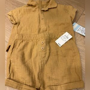 Cat & Jack Mustard Romper